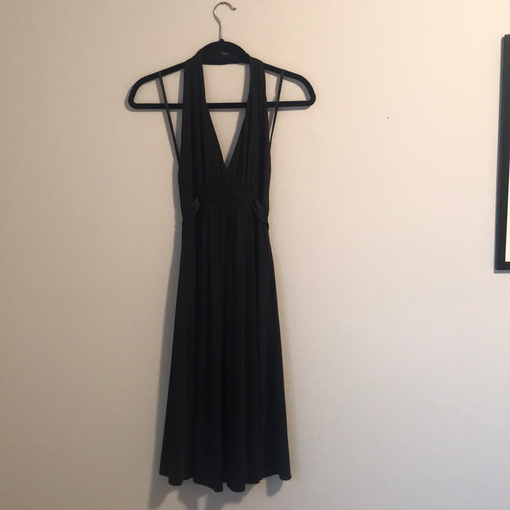 Black BCBG Maxazria Halter Dress